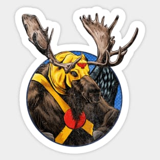 Golden Age Hawkmoose Sticker